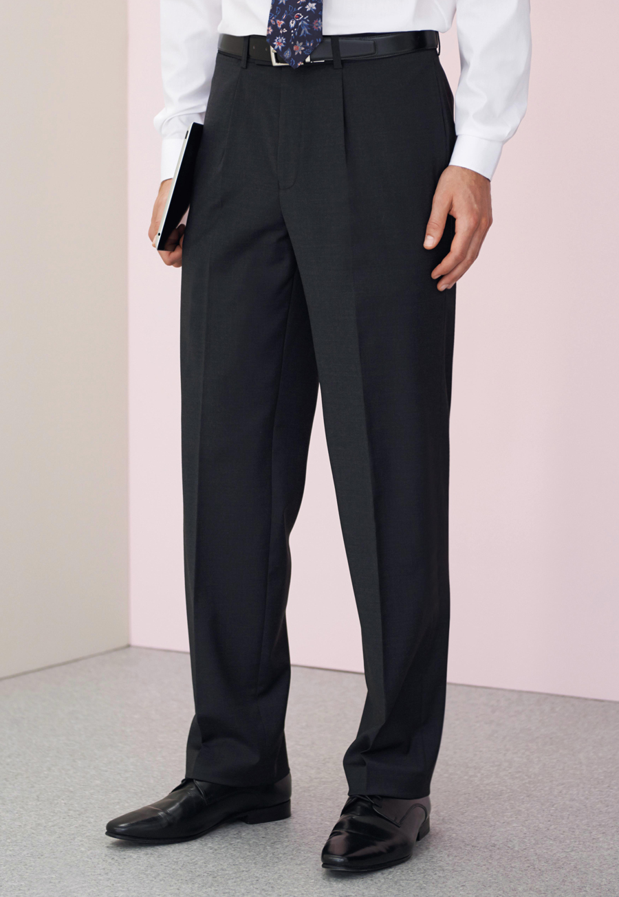Imola Single Pleat Trouser - Image 3