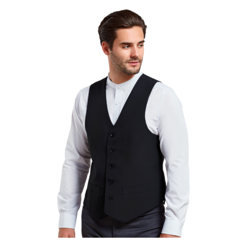 Lined polyester waistcoat